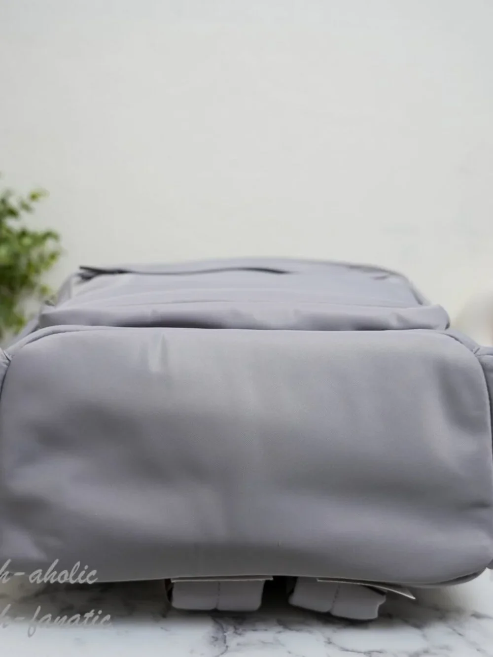 Tory Burch Ella Nylon Backpack in Bay Gray 173559 NWT